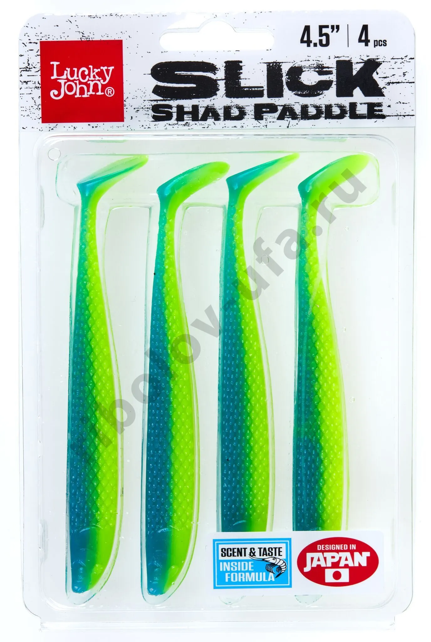 Силиконовая приманка Lucky John 3D Series Slick Shad Paddle 4.5in 11,4см / T57