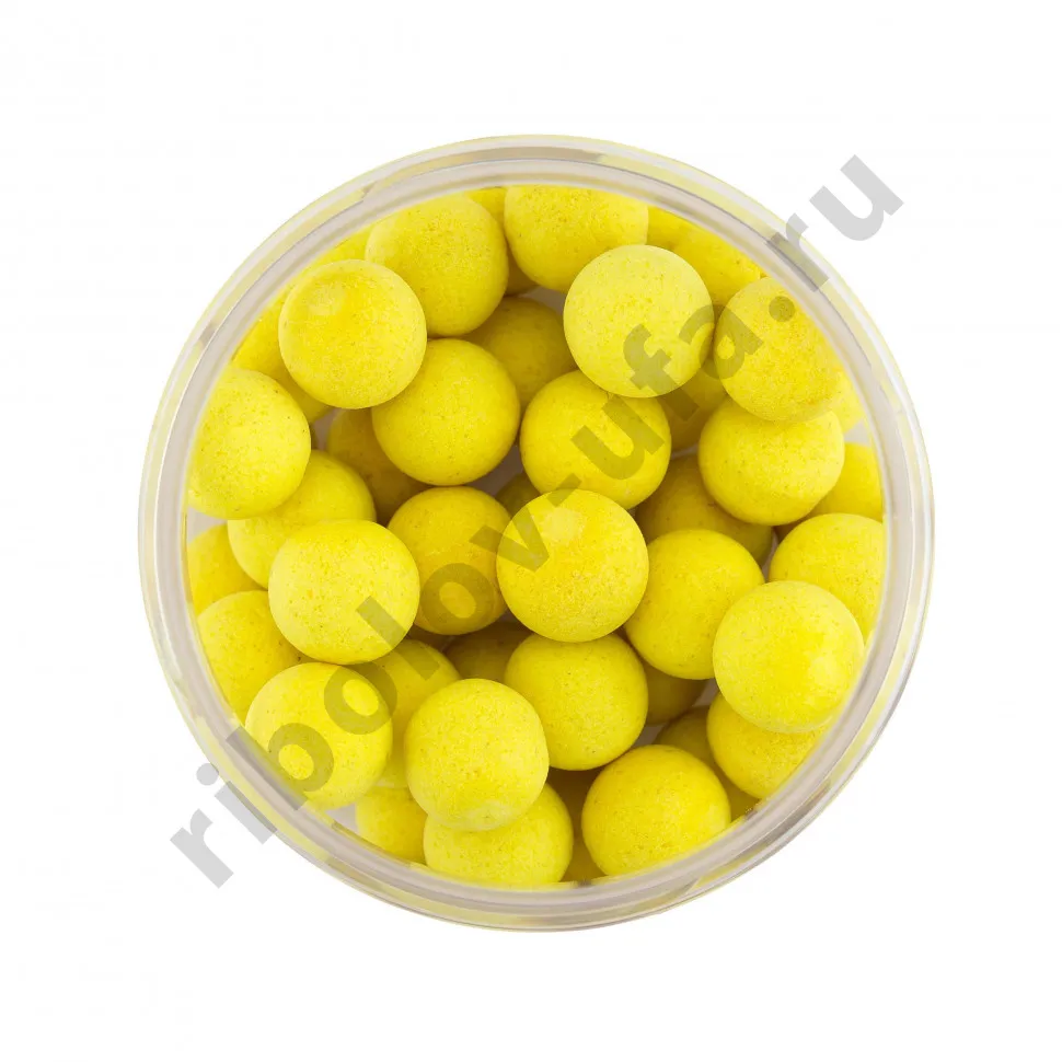 Бойлы GBS Baits Pop-up плавающие 10мм 55гр (банка) Banana Bomb Банановая бомба