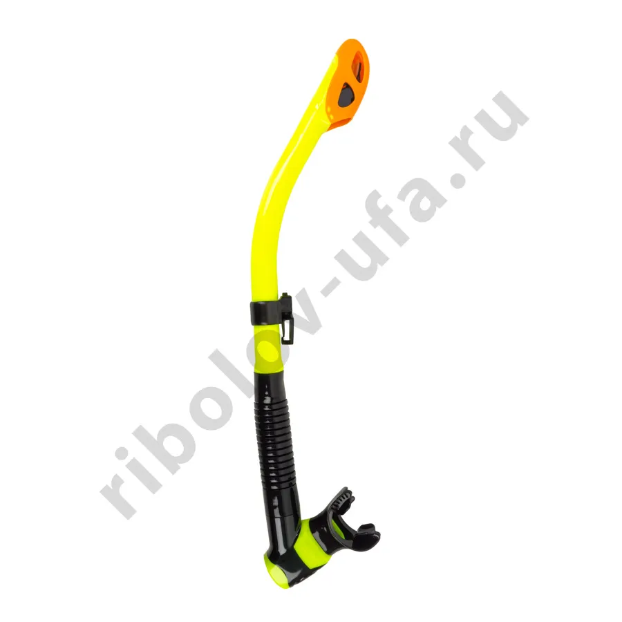 Трубка Scorpena K4 c двумя клапанами, желтая