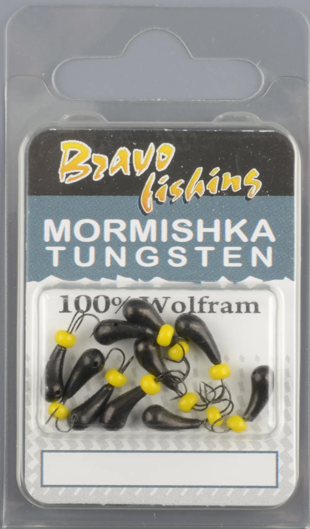 Мормышка вольфрам Bravo Fishing Чесночинка Коза с отверстием, 3.5 мм 0.85 гр Bn
