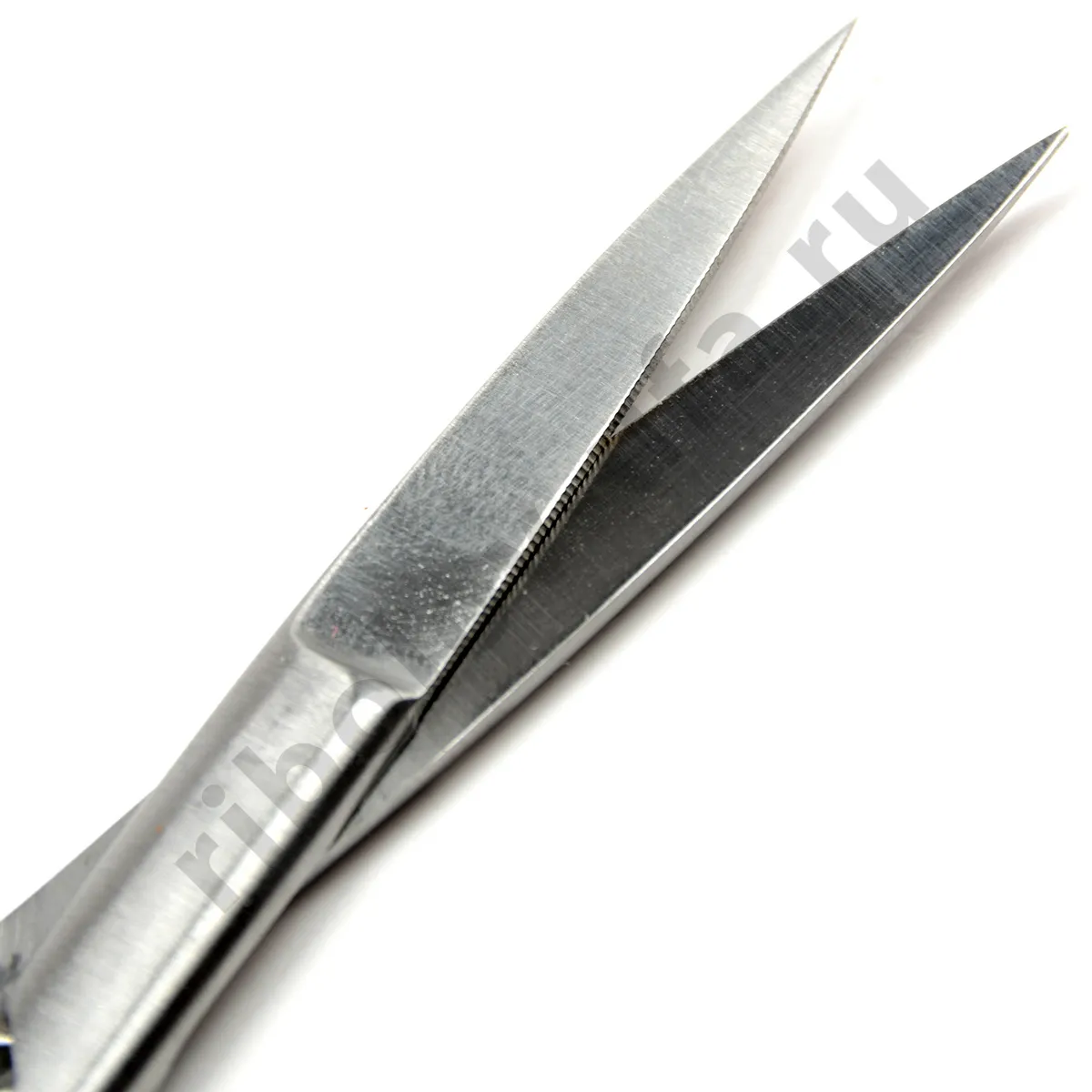 Ножницы прямые с заточкой для меха FLY-FISHING HAIR SCISSOR 4.5” HALF GOLD ZF-288