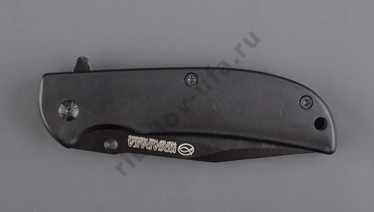 Нож складной Kosadaka N-F28B 16/9.0 см, 110 гр., черная рукоятка