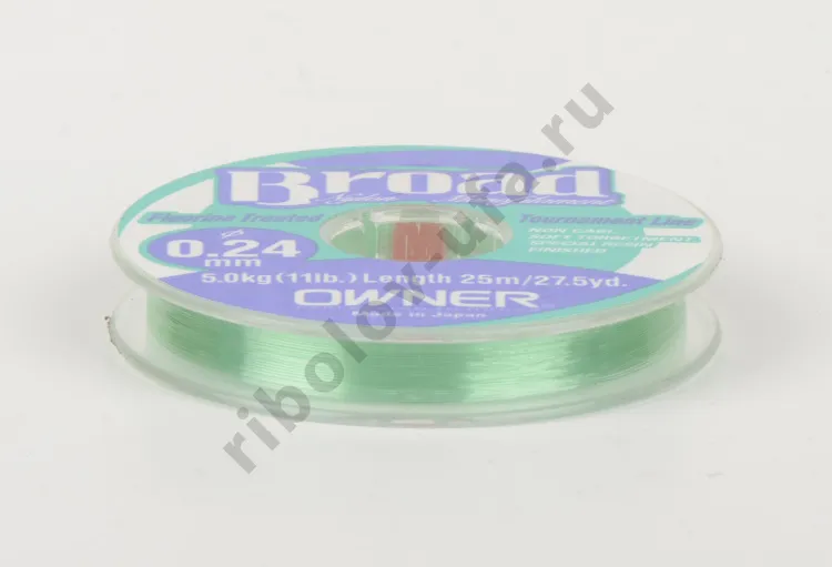 Леска Owner Broad 25м. (BR 0.08)