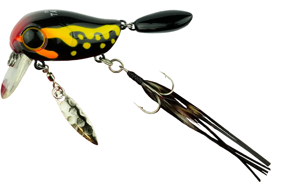 Воблер Jackall Micro Tappy  дл. 5.4 см, гл. 0-0.1 м, 4.8 гр., floating, цв. makkuro dokugaeru