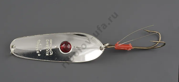 Блесна колеб. Kuusamo Rasanen 70/20 (бусинка, незацеп.) BL/Ye-S