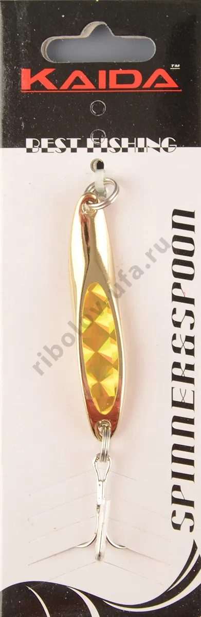 Блесна Kaida Spinner&Spoon 7гр. золото