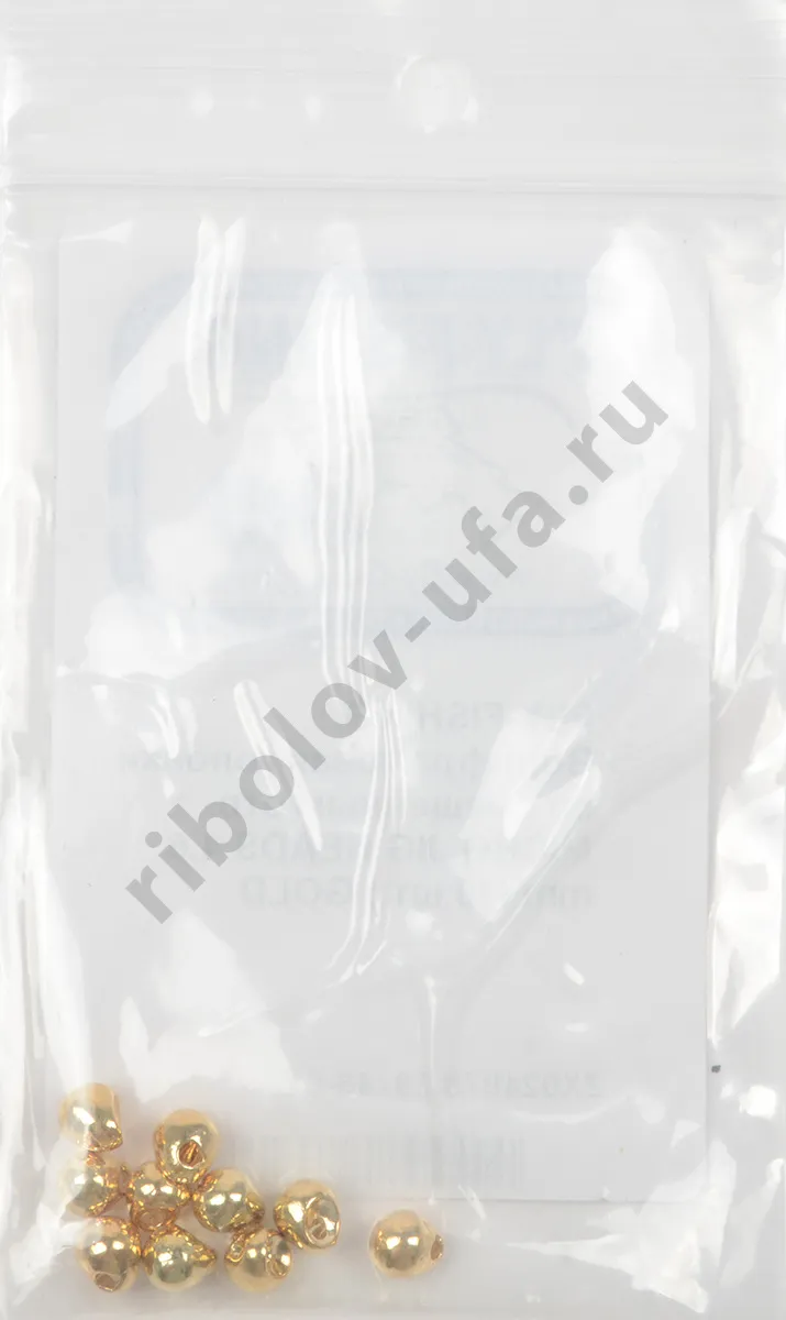 Вольфрамовые головки Fly-Fishing со смещенным отв. Micro Jig Heads 4.6 mm (10 шт.) Gold