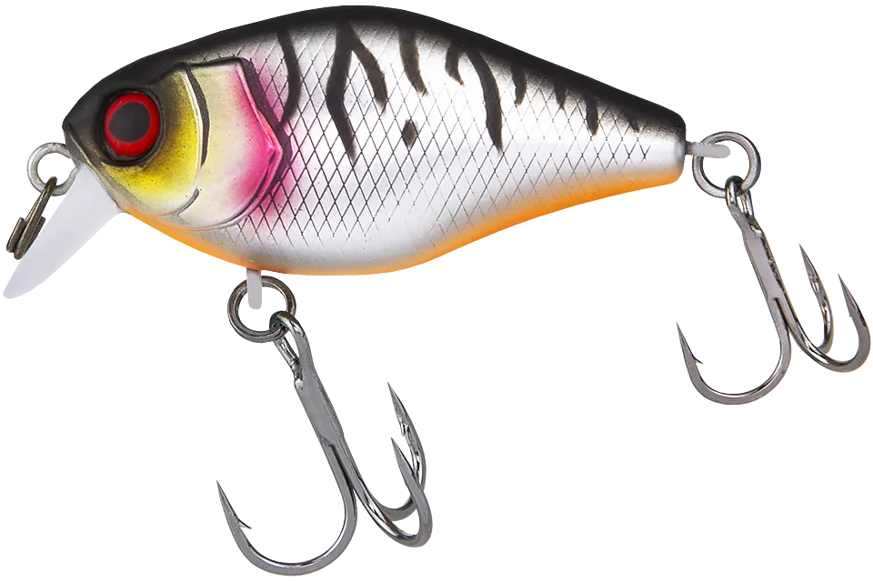 Воблер Jackall Chubby 41 дл. 4.1 см, гл. 0.6-1.0 м, 5.5 гр., floating, цв. uv mat silver tiger