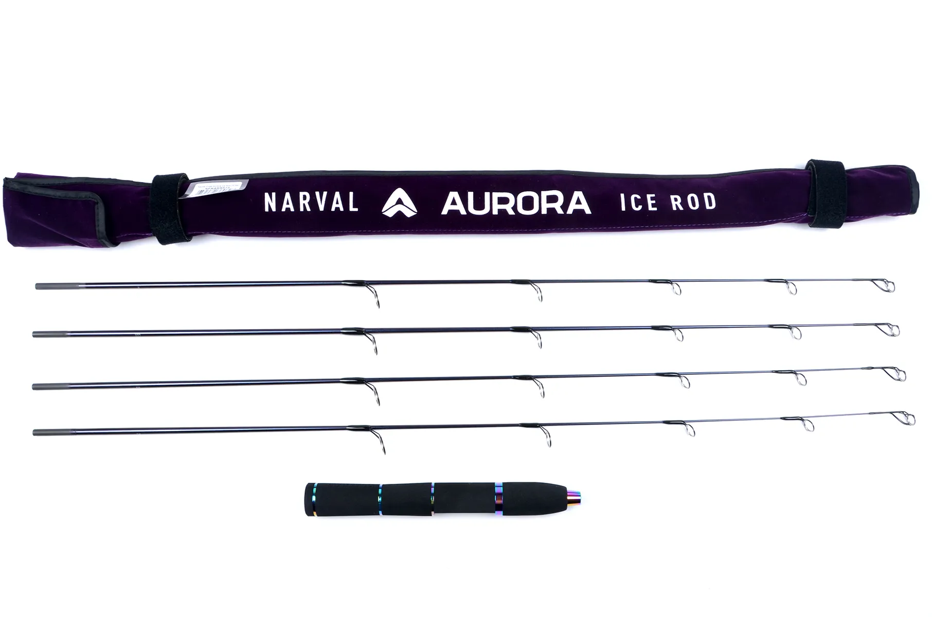 Удочка зимняя Narval Frost Aurora Ice Rod 73 Set с 4-мя хлыстами