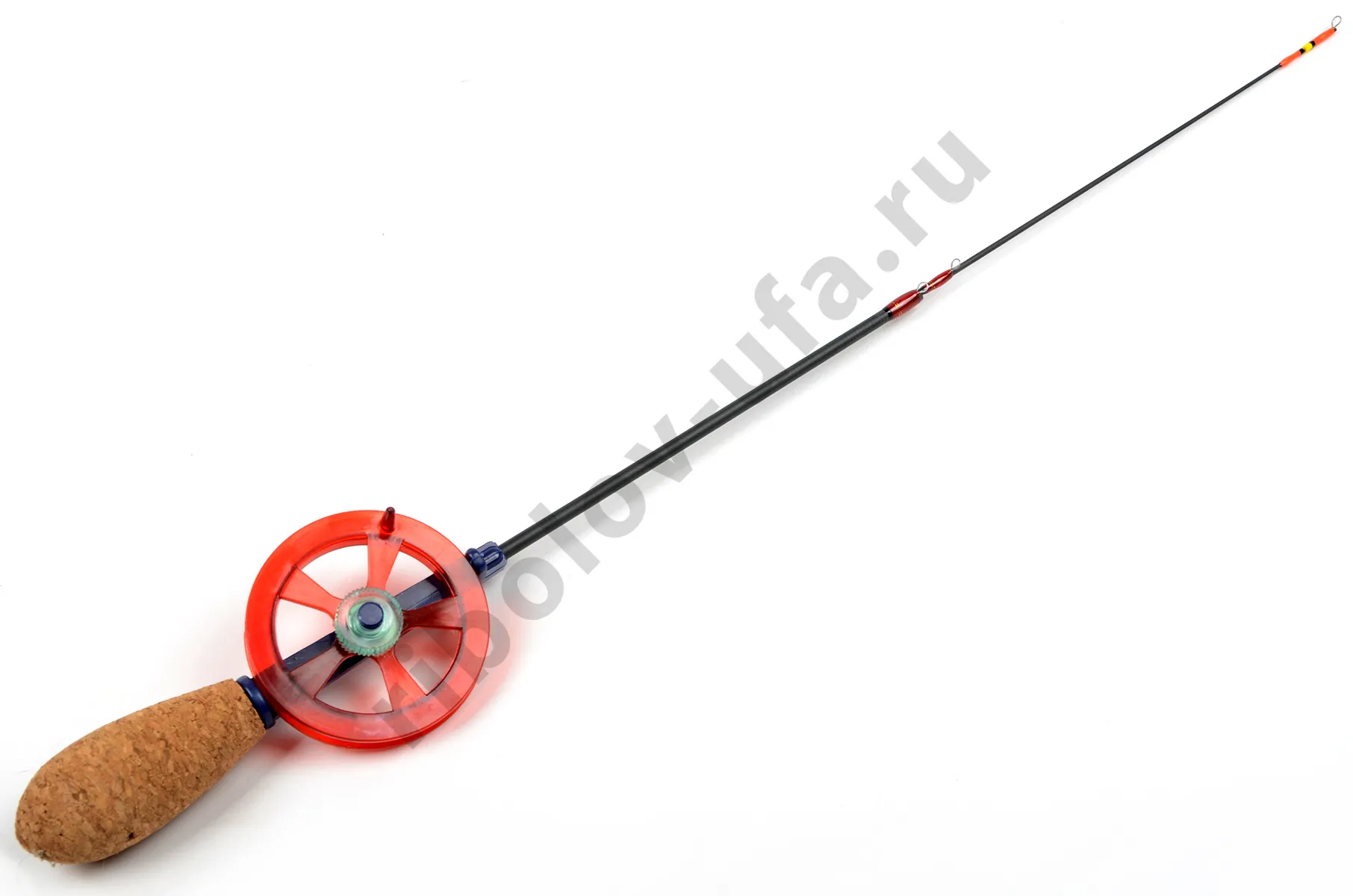 Удочка зимняя Akara Leader F 535 с катушкой Red (хлыст Hi Carbon teleskop 2 составной)