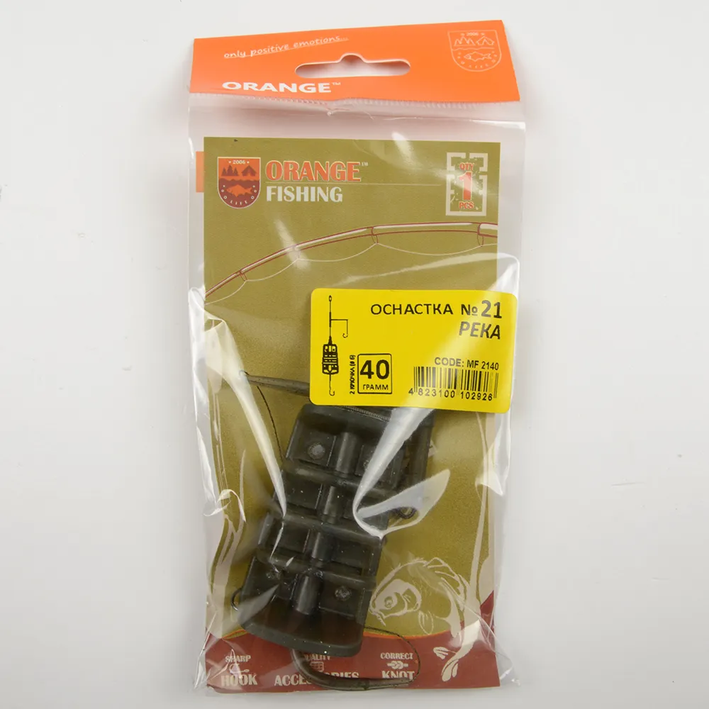 Монтаж карповый Orange #21 River Feeder Leadcore, 40гр