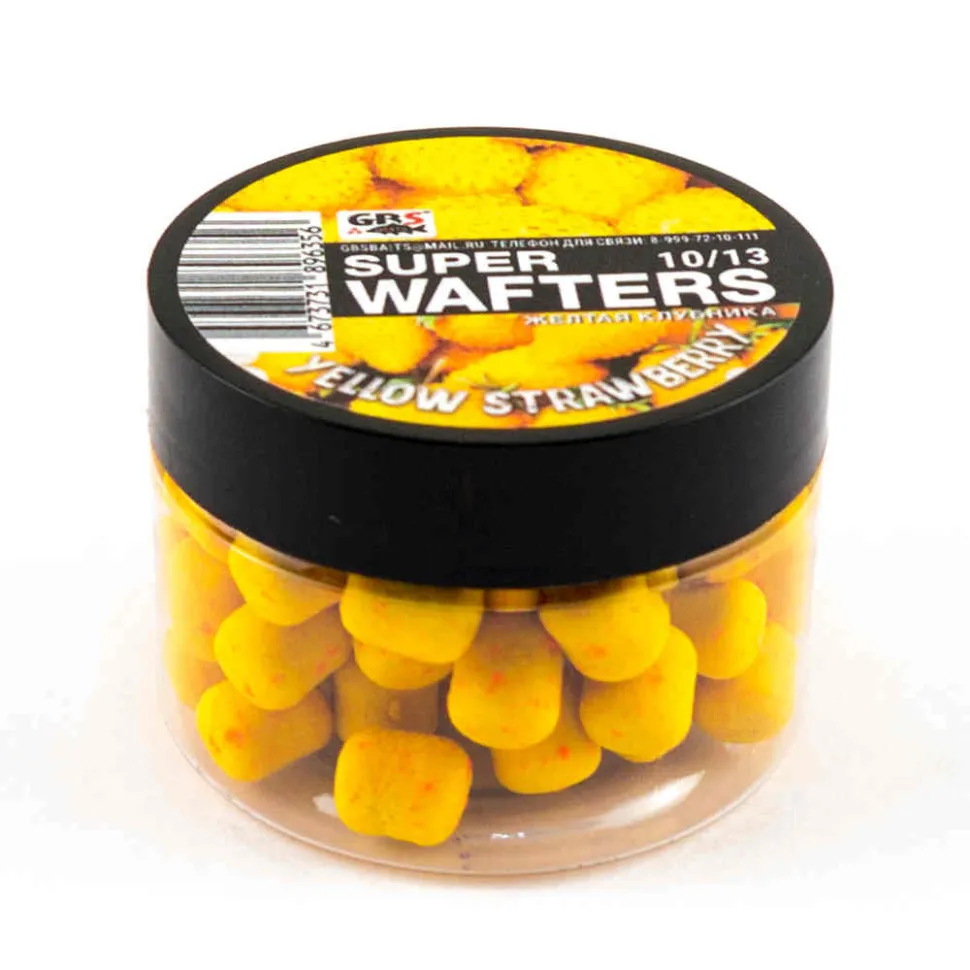 Вафтерсы (wafters) GBS нейтральной плавучести 10x13мм Желтая Клубника