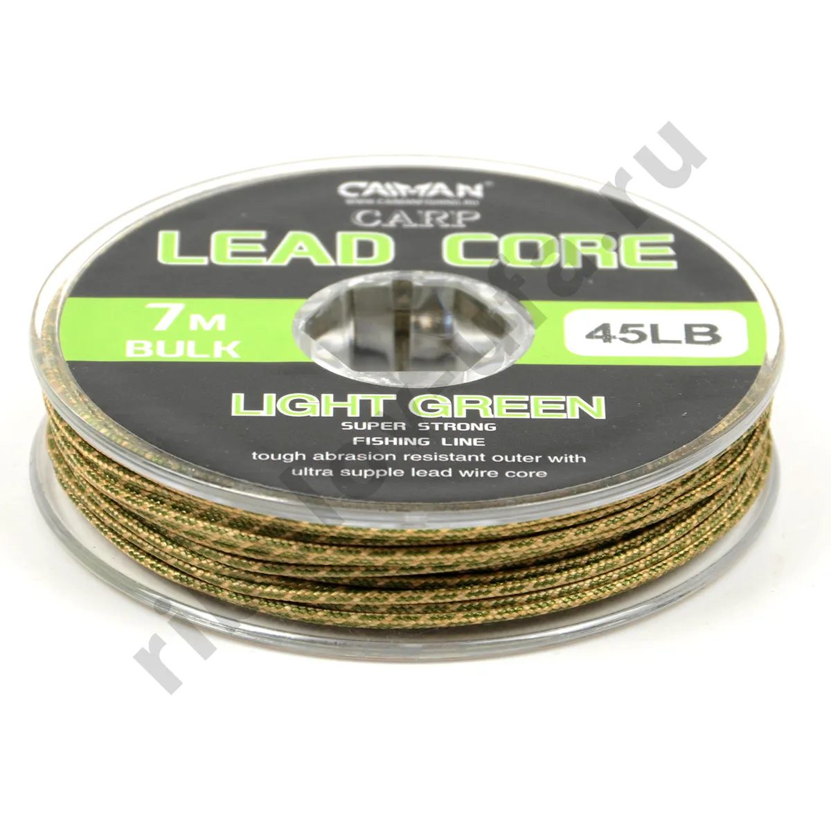 Лидкор Caiman Lead Core 7м 45lb Weedy камуфляж 