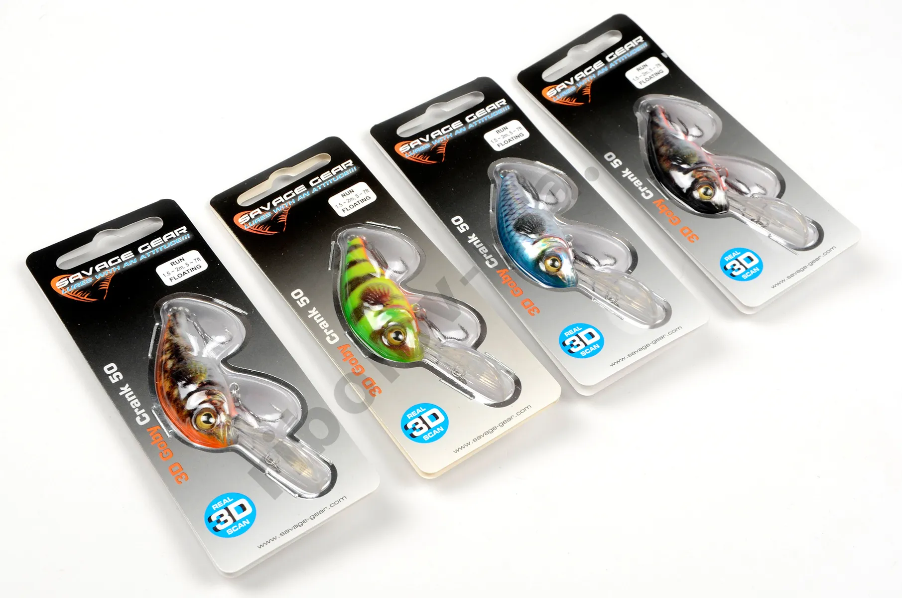 Воблер Savage Gear 3D Goby Crank 50F, 7гр, 1,5-2м # orange 03