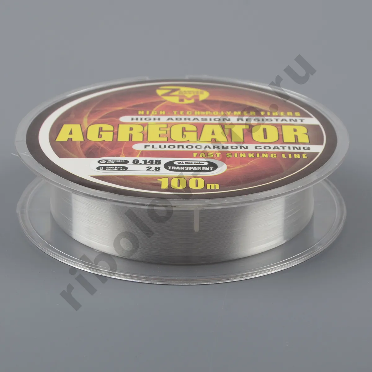 Леска Zander Master Agregator 100м прозрачная 0,128