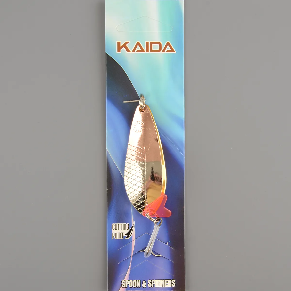 Блесна Kaida колеблющаяся 2222 18гр. цв.06 двойная шумовая