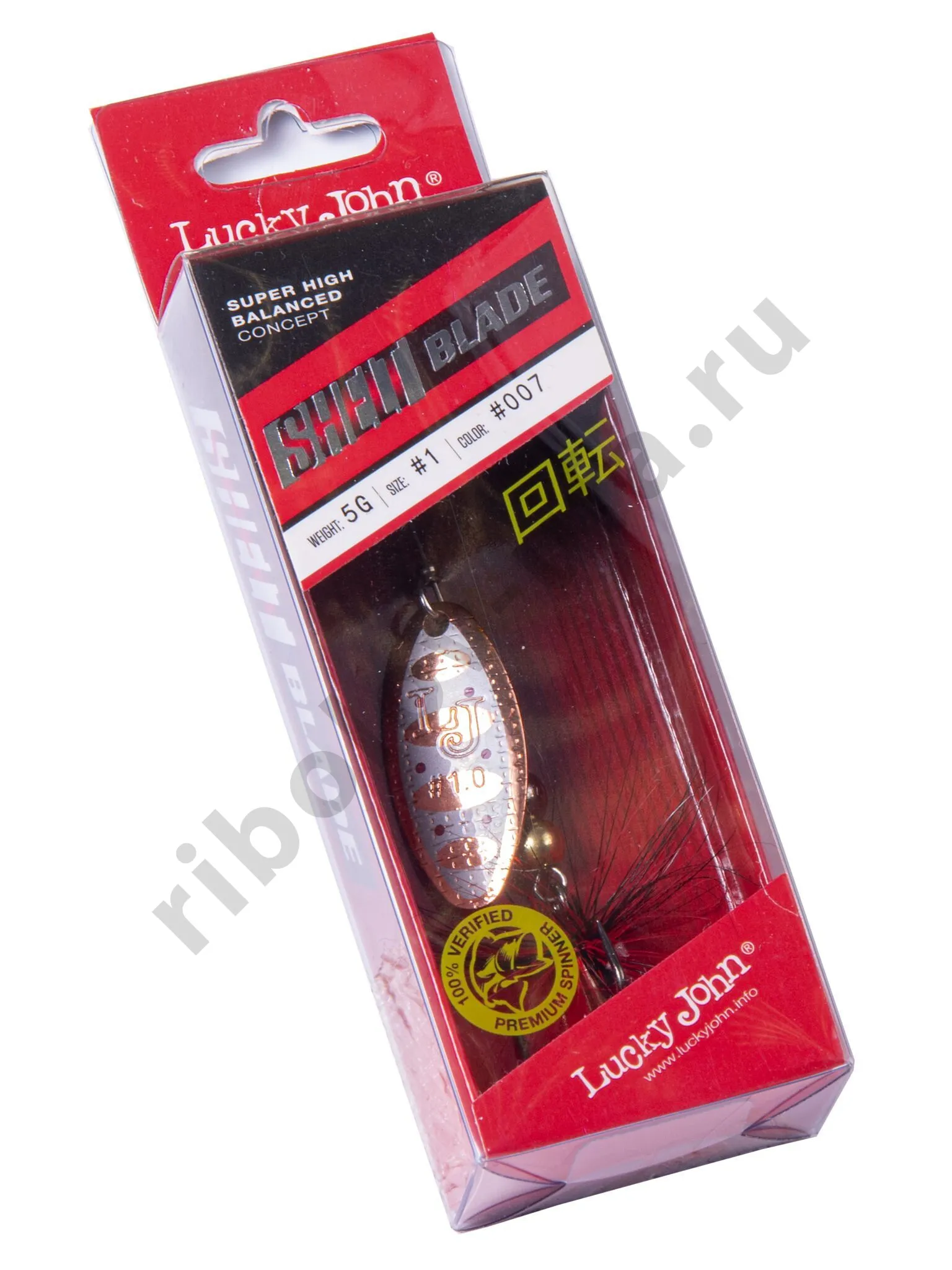 Блесна вращ. Lucky John Shelt Blade 01 05.0 г цв. 007