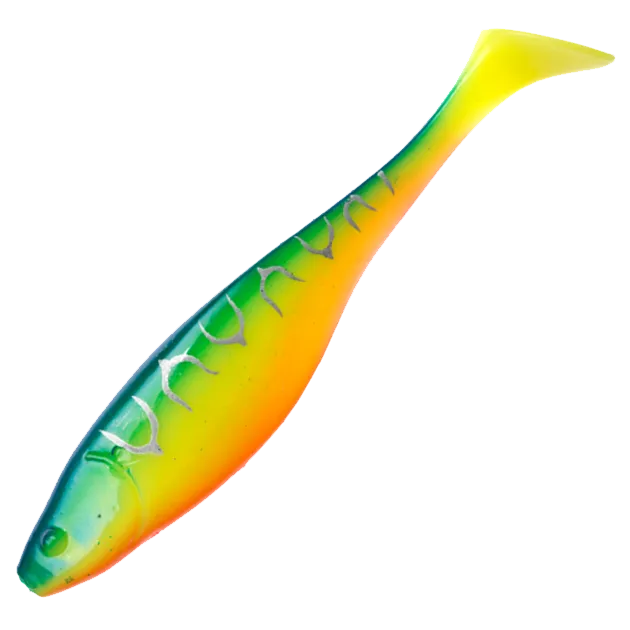 Силиконовая приманка Narval Commander Shad 14cm #002-Blue Back Tiger (3шт/уп)