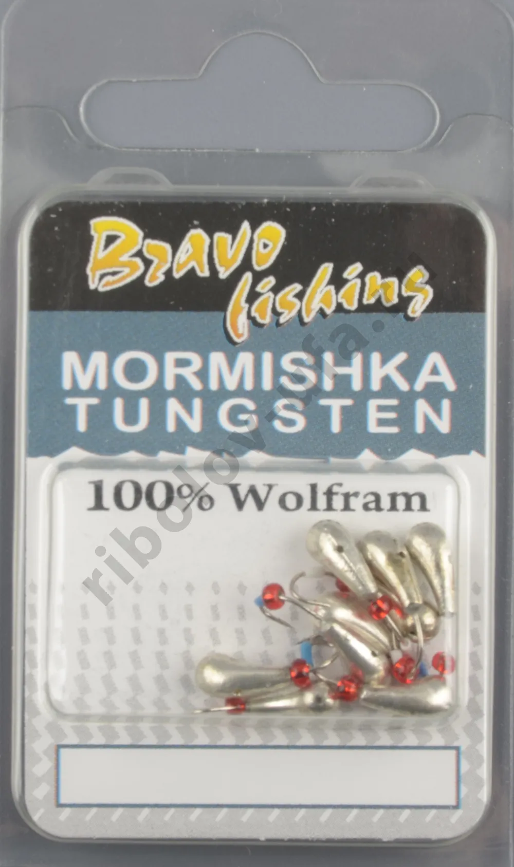 Мормышка вольфрам Bravo Fishing Чесночинка с отверстием, 3.5 мм 0.83 гр Sil