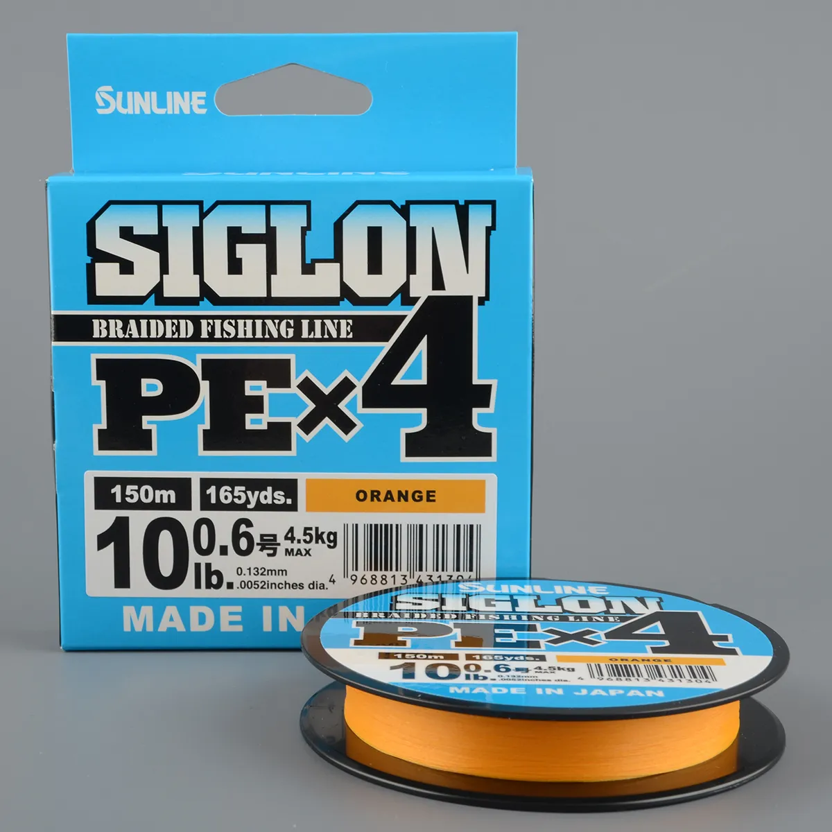Шнур плетёный Sunline Siglon PEx4 150m Orange #0.6/ 10lb
