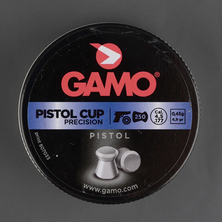 Пуля пневмат. Gamo Pistol Cup кал.4,5мм 0,45гр (уп./250шт)