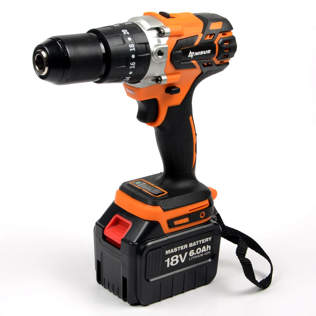 Шуруповерт-электробур Nisus 18V 6A 120Hm (N-LB176N)