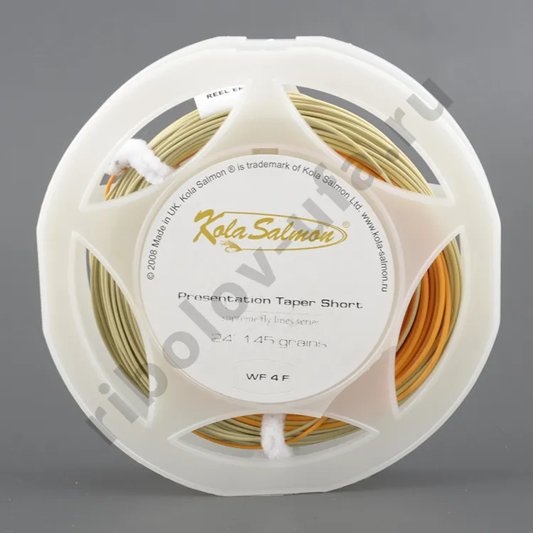 Шнур нахлыстовый Kola Salmon Presentation Taper Short WF4F