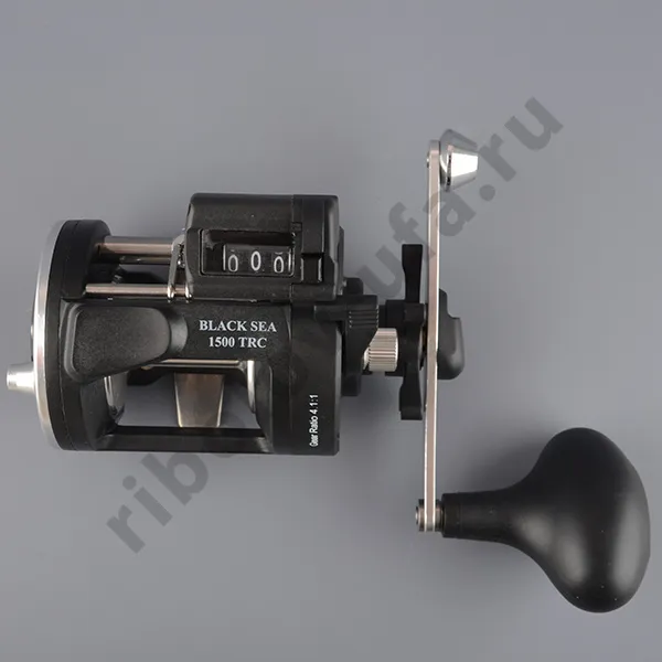 Катушка мульт. Grfish Black Sea 1500TRC (3+1RB, для троллинга, 0.35-260м, 3.8:1,счетчик метры)
