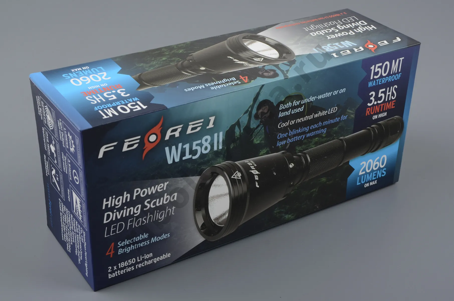 Фонарь Ferei  W158 V2 (Теплый)