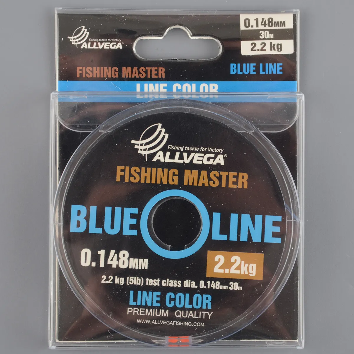 Леска Allvega монофильная Fishing Master голубая 30м 0,148мм
