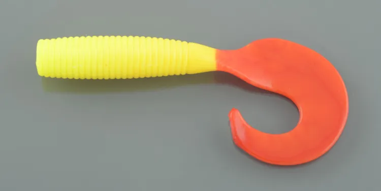 Силиконовая приманка Allvega Flutter Tail Grub 3,5см  0,6гр. (15 шт) цвет solid yellow RT