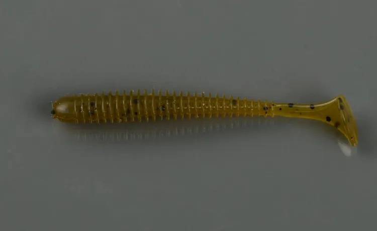 Силиконовая приманка Allvega Skinny Tail 5см  1гр. (8 шт) цвет beer w/pepper