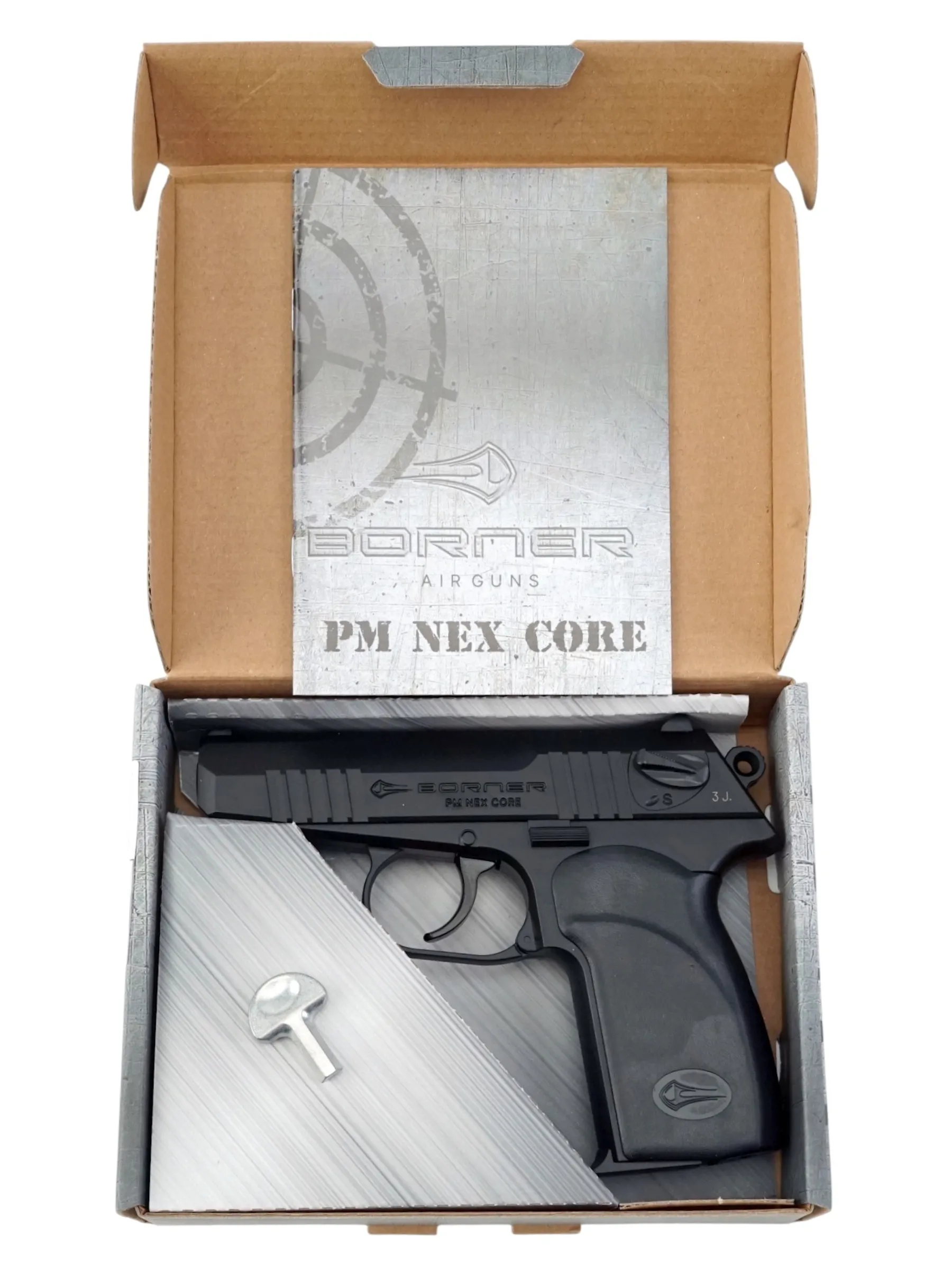 Пистолет пневм. Borner PM Nex Core, кал 4,5мм
