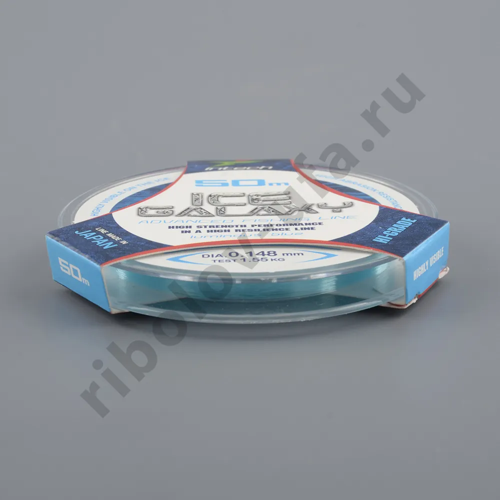 Леска Intech Ice Galaxy 50м 0,095мм 0,73кг голубая