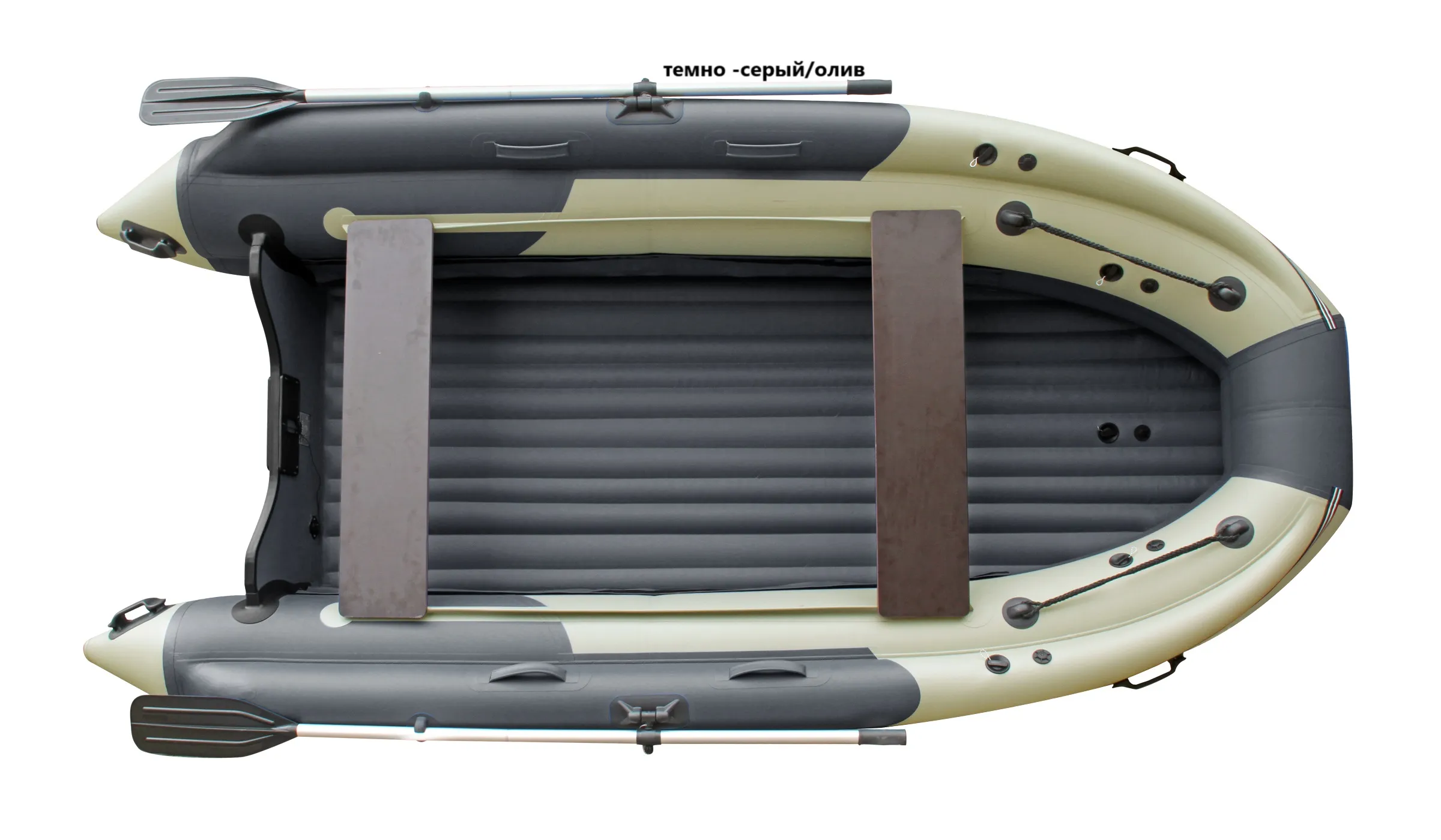 Лодка Skat Triton 370 Fi цв. т.сер-олива