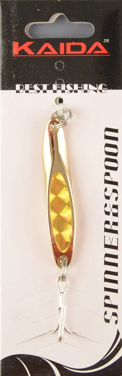 Блесна Kaida Spinner&Spoon 25гр. золото