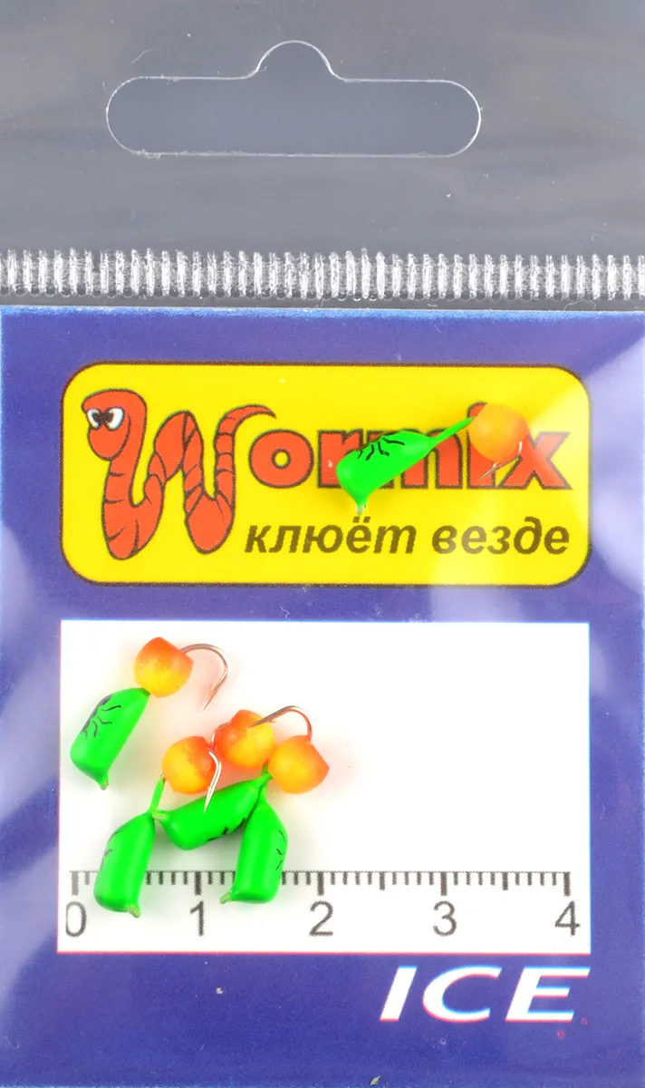 Мормышка Wormix материал WCP 13 Столбик зеленый d.3мм 0,63гр 