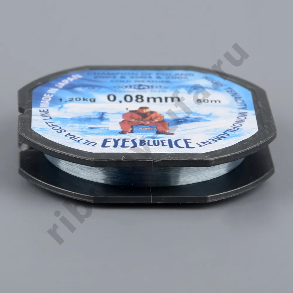 Леска Mikado Eyes Blue Ice 50м 0,08