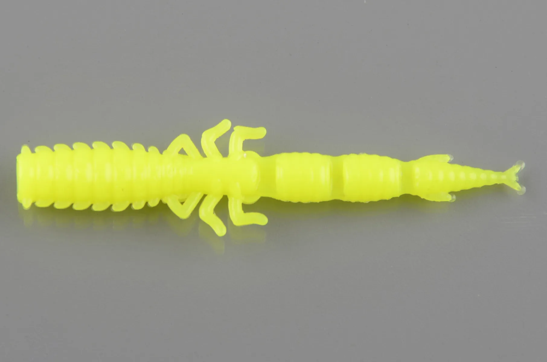 Силиконовая приманка Ojas Dragon Fry 45мм цв.Chartreuse