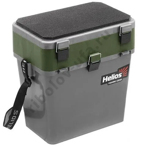 Ящик зимний Helios серый/хаки