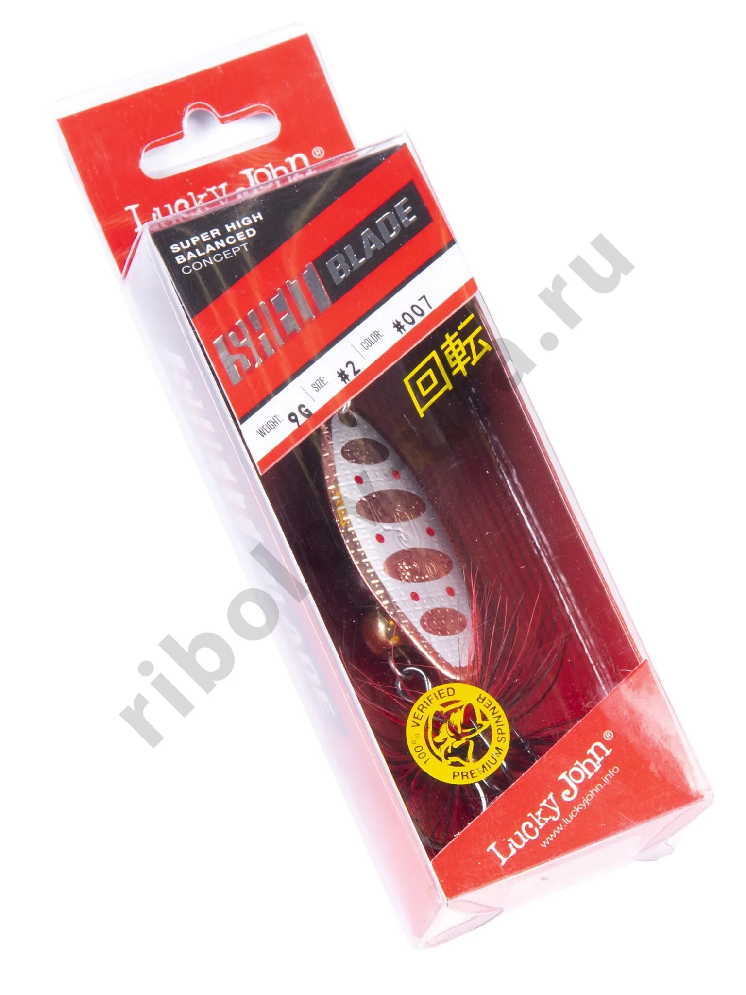 Блесна вращ. Lucky John Shelt Blade 02 09,0 г цв. 007