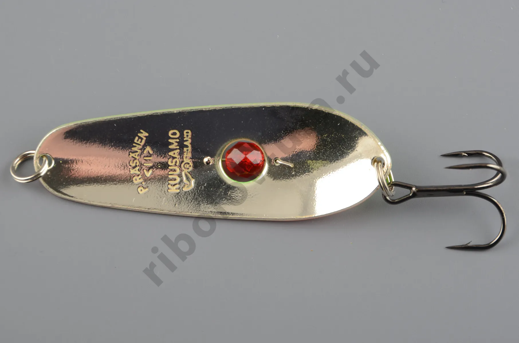Блесна колеб. Kuusamo Rasanen 70/20 (бусинка) BL/GR/Fye/FR-S