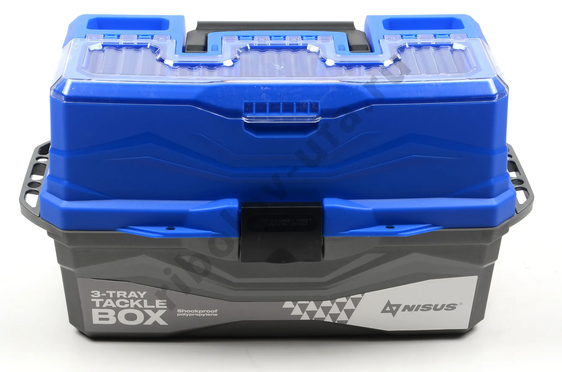 Ящик рыболовный Nisus Tackle Box 3-х полочный, цв. синий