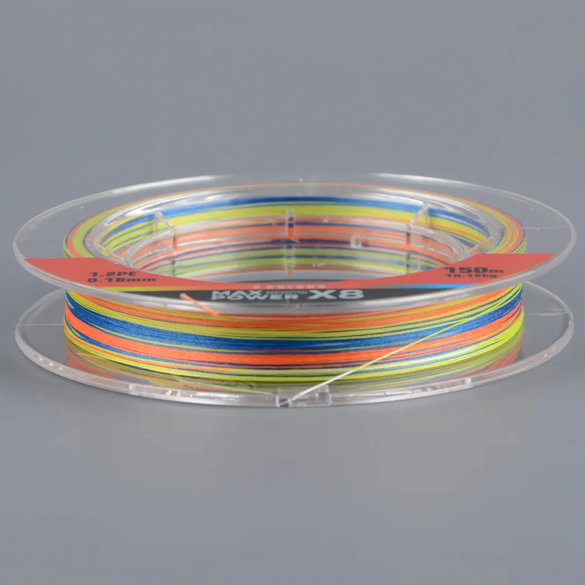 Шнур плетёный Zander Master Max Power x8 multicolor, 150м, 0.10мм, 4,65кг