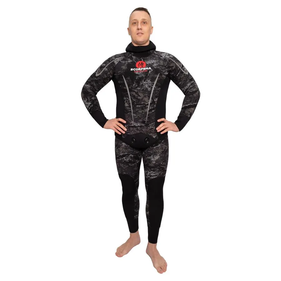 Гидрокостюм Scorpena 9мм Samurai - 2 Yamamoto Camo р. L (25)