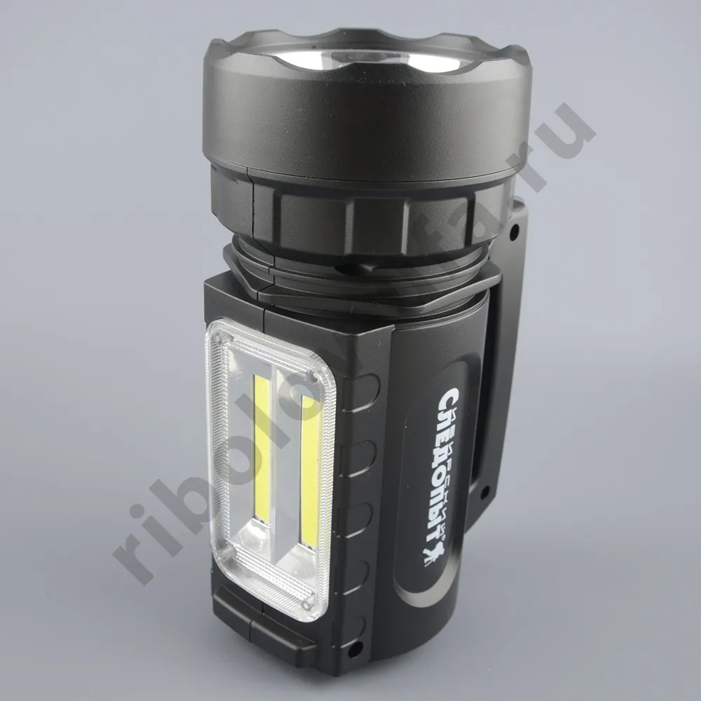Фонарь-фара Следопыт прожектор Атон 1Led аккум., 220В, USB