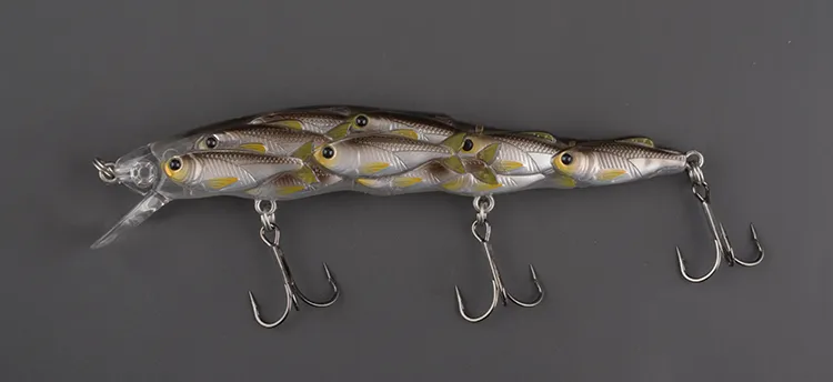Воблер LiveTarget Yearl BB (jerkbait) 110мм, 14г, сусп., 1,2-1,5мм, silver/black YJB110S813