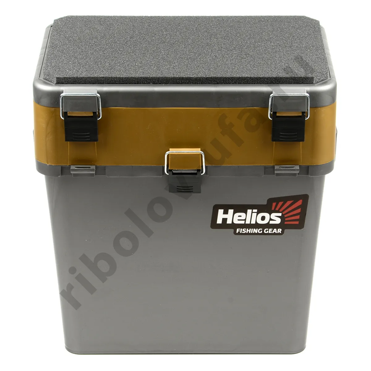 Ящик зимний Helios серый/золото