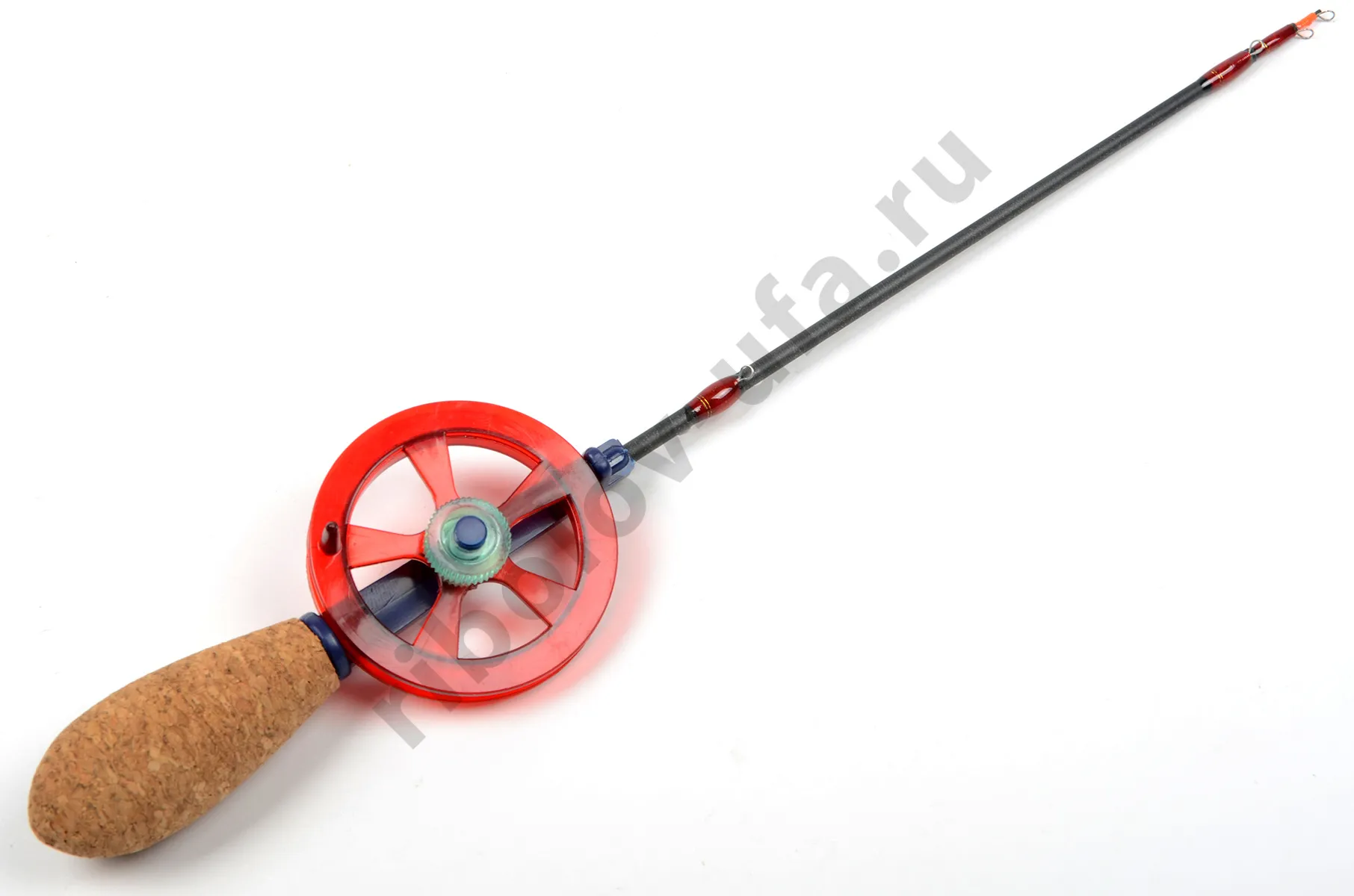 Удочка зимняя Akara Leader M 580 с катушкой Red (хлыст Hi Carbon teleskop 3 составной)