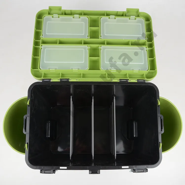 Ящик зимний Helios Fish Box 19л односекц. зеленый
